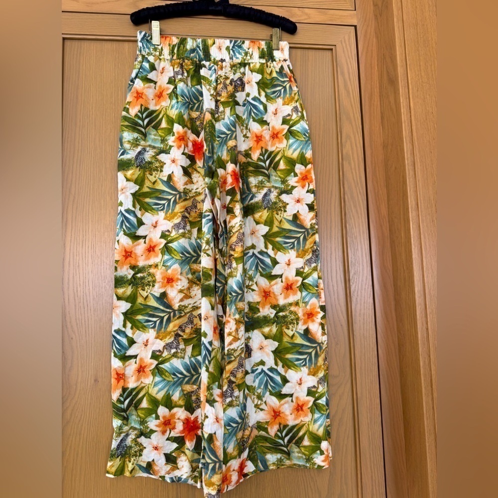 Panama Jack Linen Blend Tropical Safari Relaxed Floating Pant / large